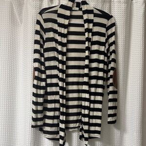 Striped Black and White Women's Sweater
